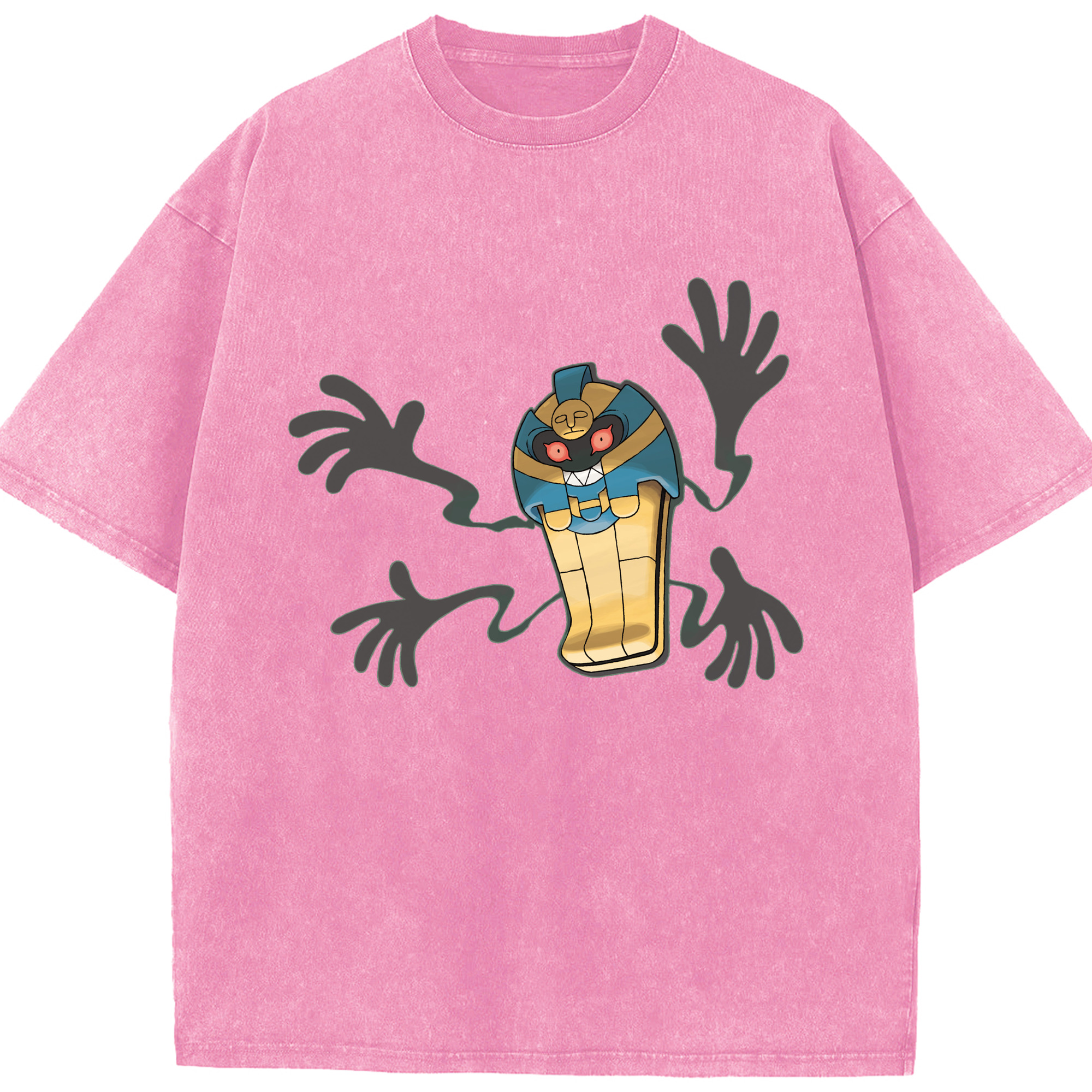 （画像用） ポケットモンスター Pokémon 綿100% ヴィンテージ風 半袖Tシャツ（フロントプリント）